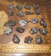 500 gm LOT OF  CAMPO DEL CIELO METEORITE CRYSTALS. 20-30 GMS IN SIZE JAL