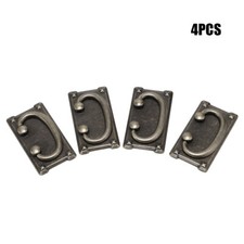 4 PCS Vintage Antique Kitchen Cupboard Cabinet Drawer Door Pull Handles Bronze
