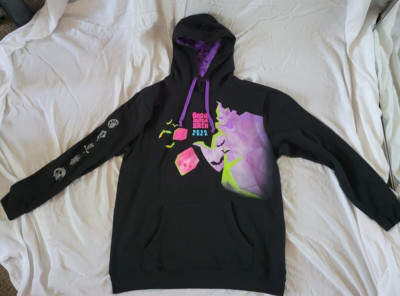 Oogie Boogie Bash 2022 Hoodie Size LARGE Disney Glow in Dark Nightmare Christmas