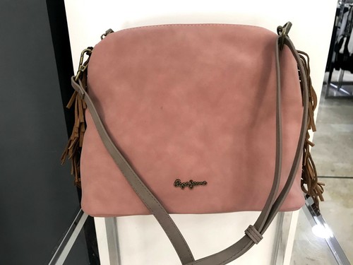 borsa con frange manico e tracolla pepe jeans rosa | eBay