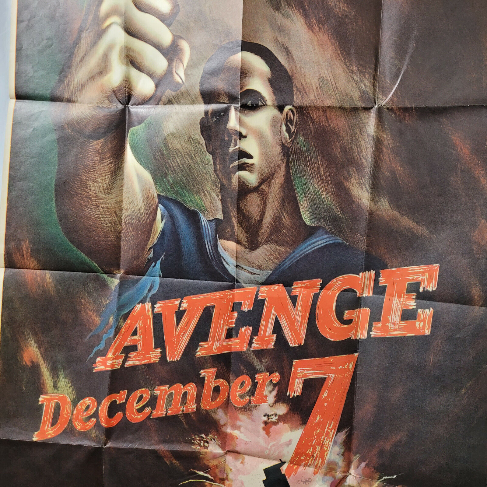 Avenge December 7th Poster by Bernard Perlin 1942 WWII Large Format – The  Ross Art Group