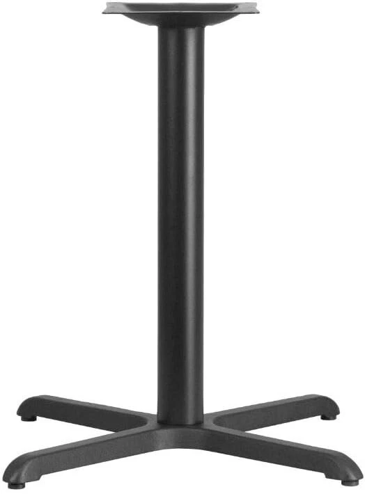 Mesa de restaurante de 30"" x 30"" base X con 3"" de diámetro Columna Altura Mesa Foto 2 de 4