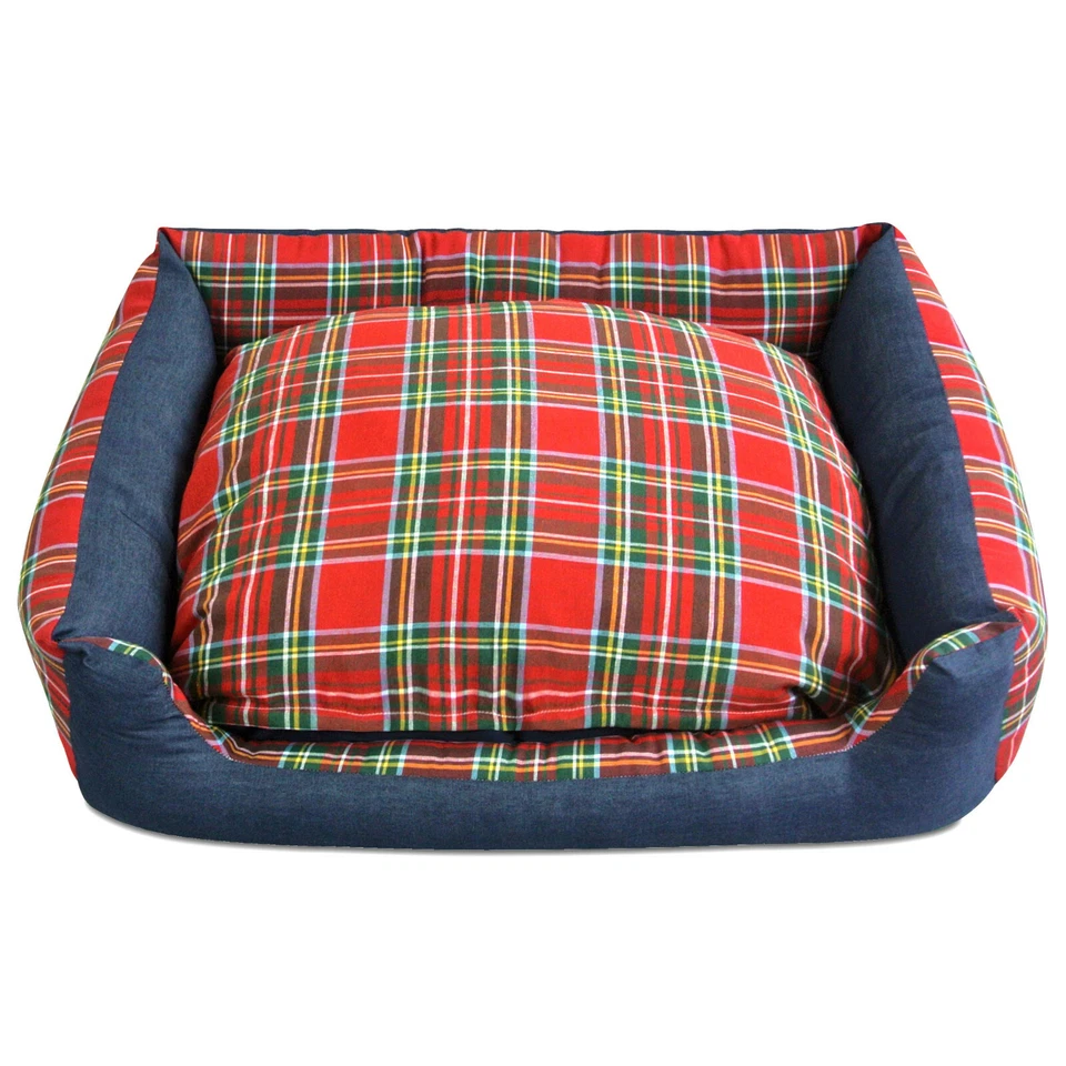 CUCCIA MORBIDA CUSCINO MATERASSINO CANE GATTO SKIPPER CON CUSCINO IN MEMORY FOAM - Immagine 3 di 4