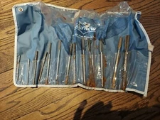 13 Pcs Letter Reamer Index Set - Used Set Huot Case MSC# 02565992 MayHew