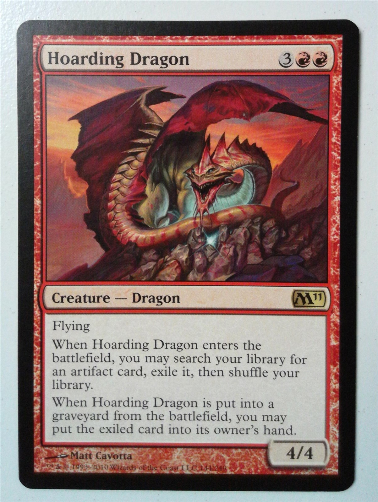 Hoarding Dragon *Rare* Magic MtG x1 M11 MP