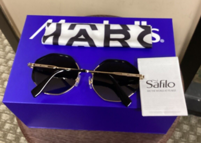 Marc Jacobs Purple Sunglasses with Yellow Case Marc Jacobs Marc336 Sunglasses main image 4