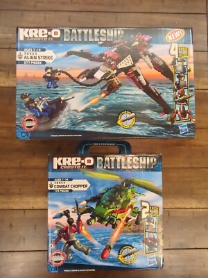 Kre-O Battleship Set Battle Alien Strike 38955 & Combat Chopper