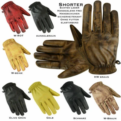 LEATHER POINT Unisex Echt Weiche Lederhandschuhe Autofahrer-Handschuhe Sporthandschuhe DE