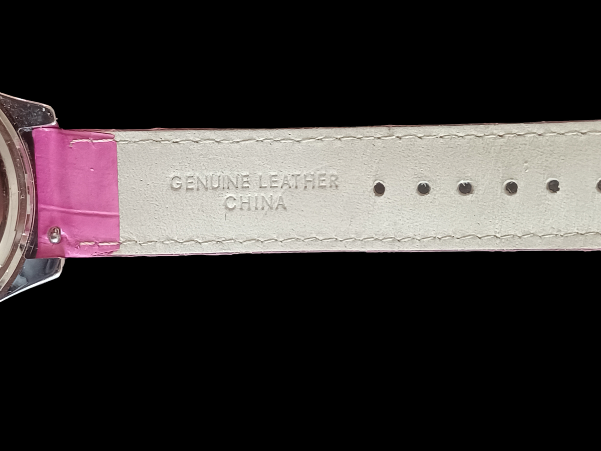 Limited Edition Disney Parkes Mickey Mouse Pink Leather Band 