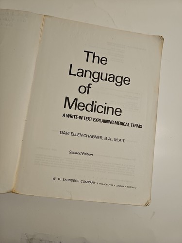 The Language Of Medicine Second Edition Davi-Ellen Chabner Textbook/Workbook - Afbeelding 6 van 12