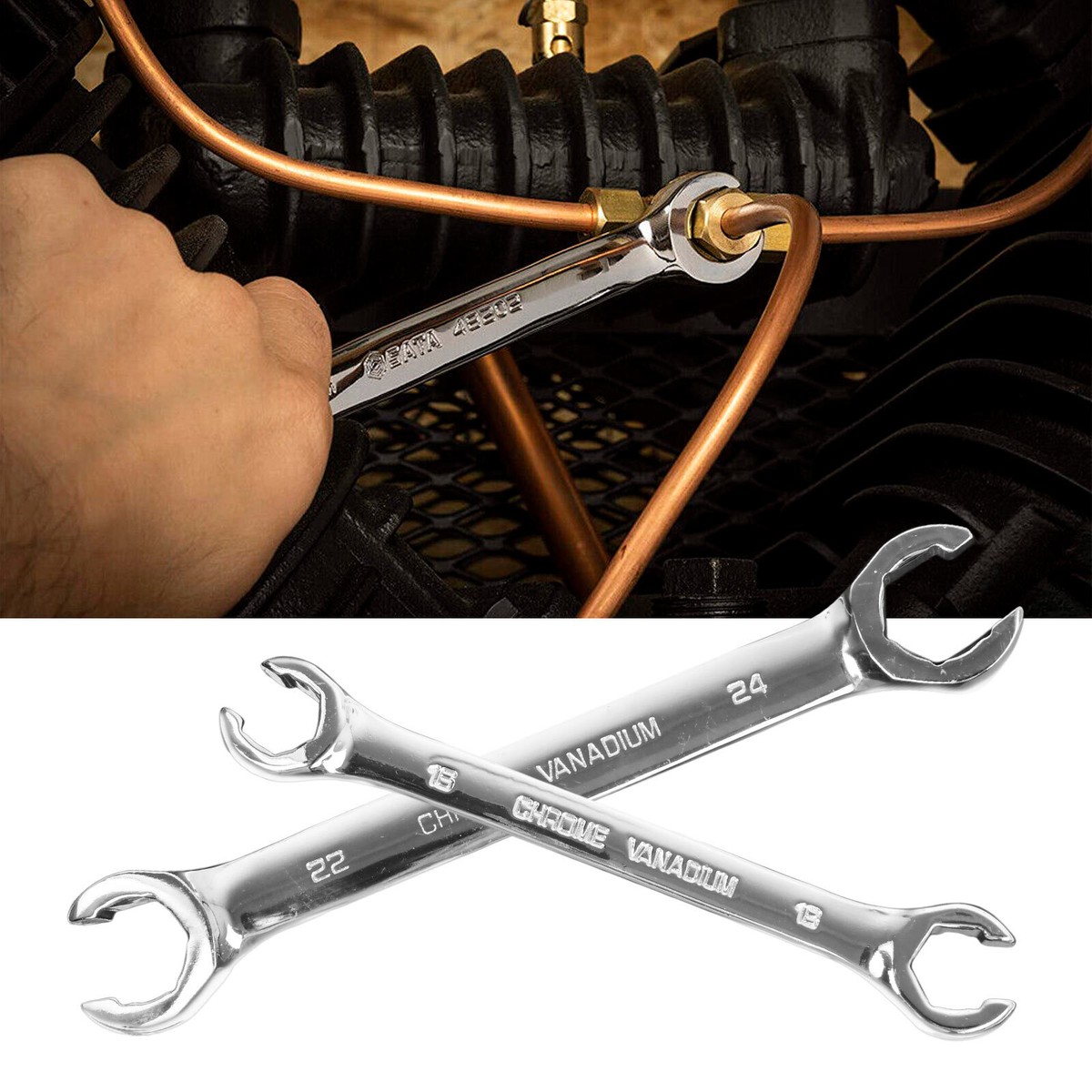 Craftsman Set Line/Flare Nut Wrench Automotive Hand Wrenches Flare Nut ...