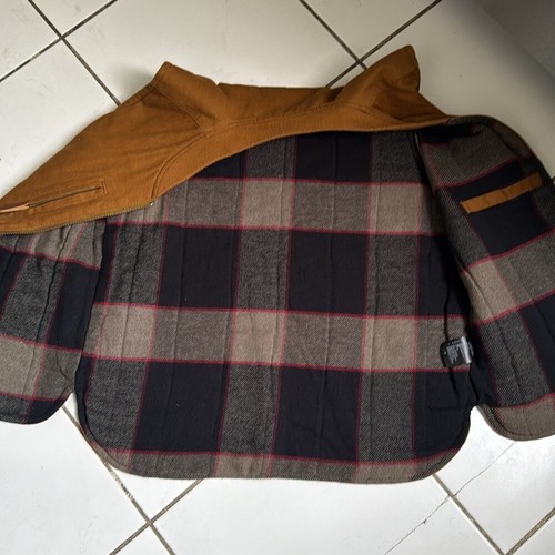 Brixton vest with plaid lining size medium - Picture 5 of 5