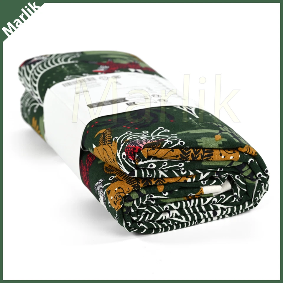 Ткань IKEA SMAFINGERORT предварительно нарезанная, зеленый лес дикая волшебная фантазия 59x118», НОВАЯ - Изображение 4 из 4