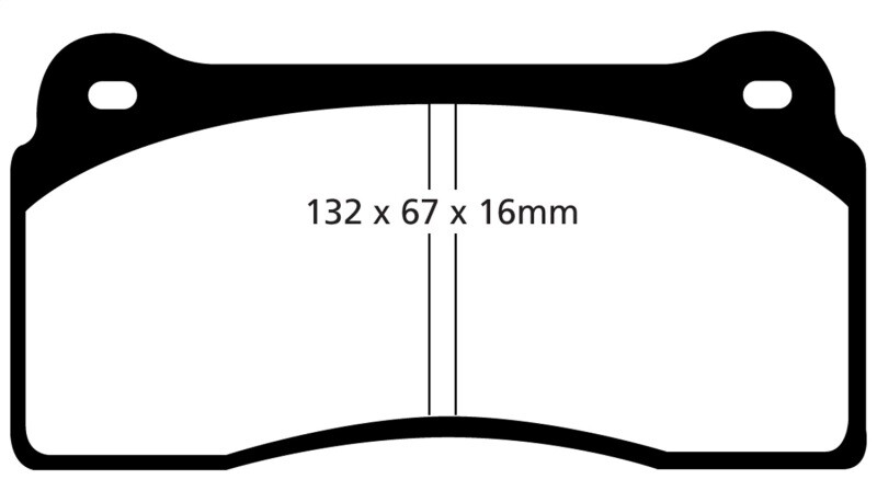 EBC Fits 99-03 Aston Martin DB7 5.9 Redstuff Front Brake Pads