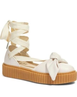 Brand New Puma Fenty By Rihanna Women Bow Creeper Sandal In