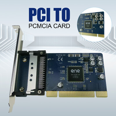 New PCI to PCMCIA Cardbus Convert Adapter PCMCIA-PCI Card ENE Chip