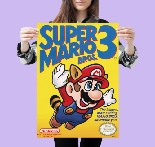 Retro NES Poster Vintage Super Nintendo Poster 80er 90er Jahre Wandkunst A5 A4 A3 A2 - Bild 45 von 52