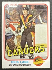 1981-82 O-Pee-Chee OPC Hockey - #338 Rick Lanz RC - Vancouver Canucks