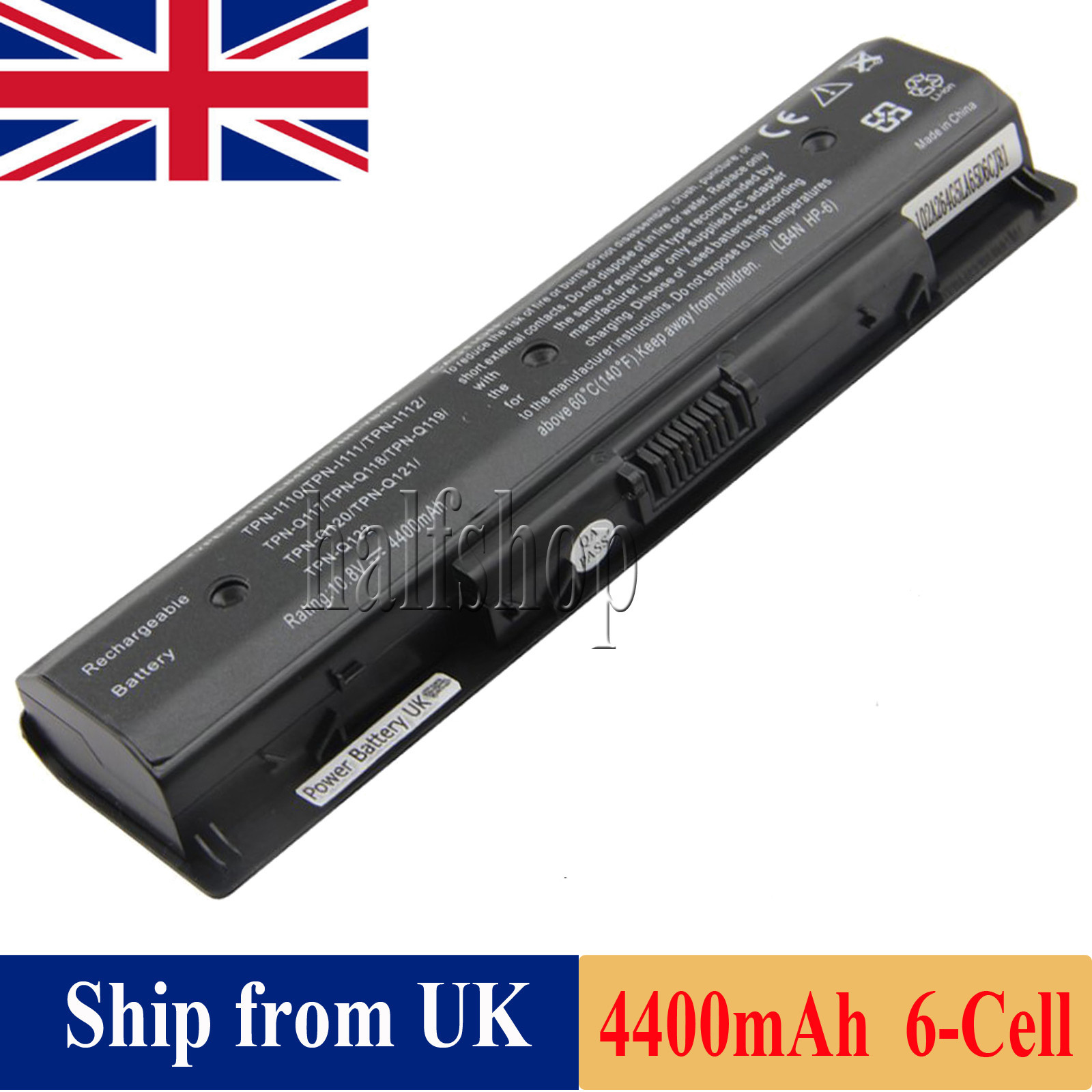 709988-421 HSTNN-YB40 HSTNN-YB4N PI06XL TPN-I110 Battery for HP Laptop 4400mAh
