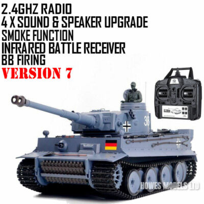 Heng Long Radio Remote Control RC Tank German Tiger I Version