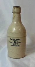 Antique Stoneware L. Pabst Beer Bottle Pre Prohibition Loius Pabst