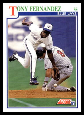 1991 Score Tony Fernandez #432 Toronto Blue Jays Baseball Card | eBay