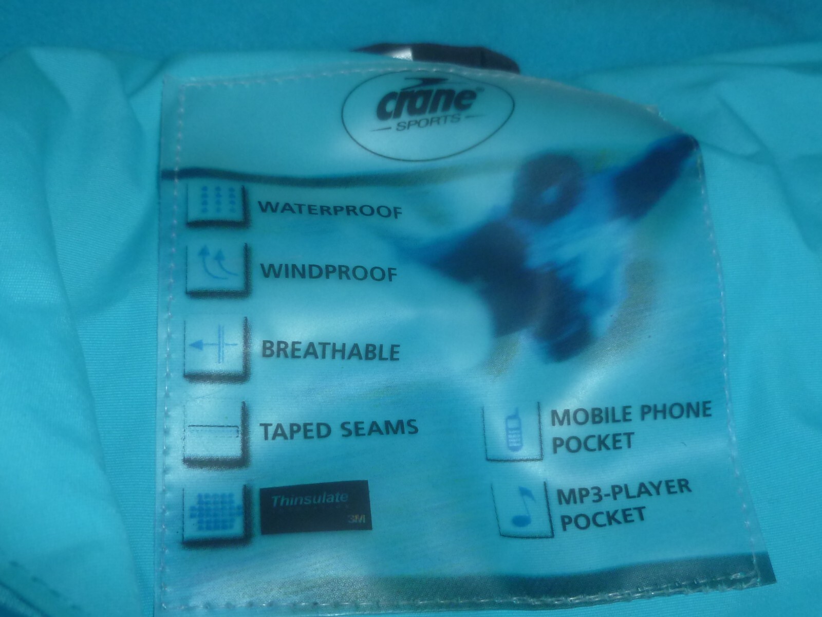 NEW CRANE SPORTS SNOWBOARD JACKET SIZE M WOMANS SKI SCOTCHGARD