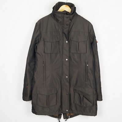 WELLENSTEYN Schneezauber Women's Jacket Size M Brown Insulated Pockets s10873