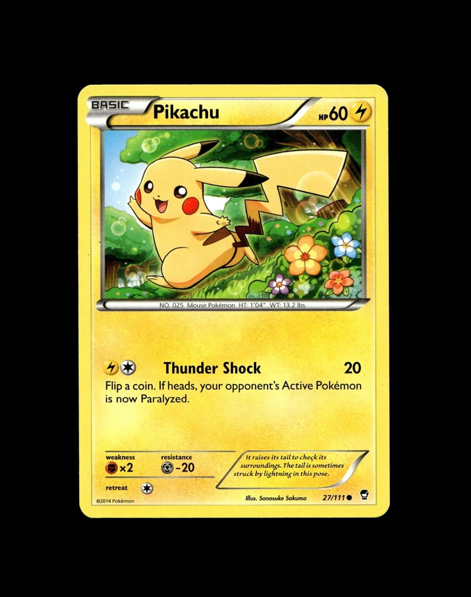 Pikachu XY-Furious Fists Pokémon TCG Individual Collectible Card