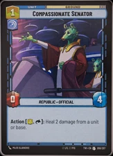Star Wars Unlimited - Compassionate Senator - Standard