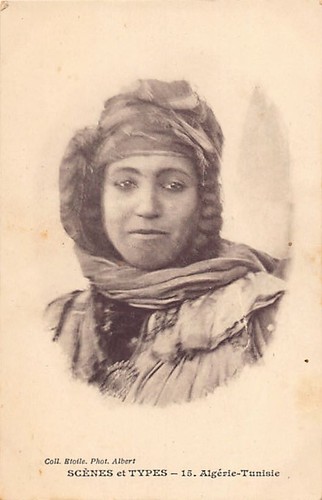 ALGERIE années 1950 - 1960 Portrait de Femme type Berbère
