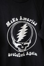 MAKE AMERICA GRATEFUL DEAD STEALIE / Gildan 100 Cotton Tshirt Black Size 2XL