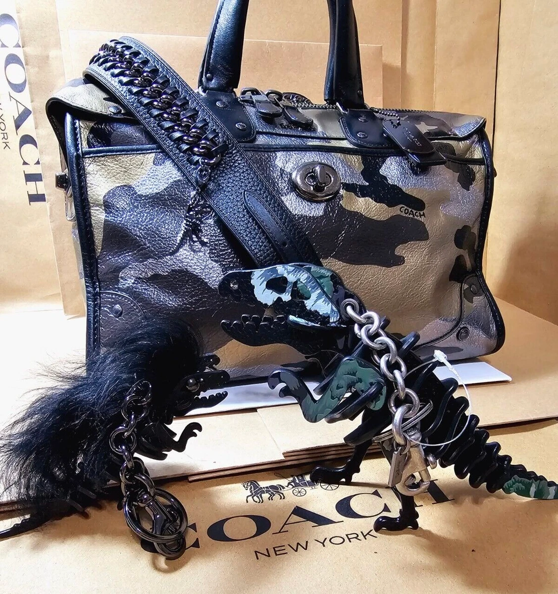 Coach t shop rex purse