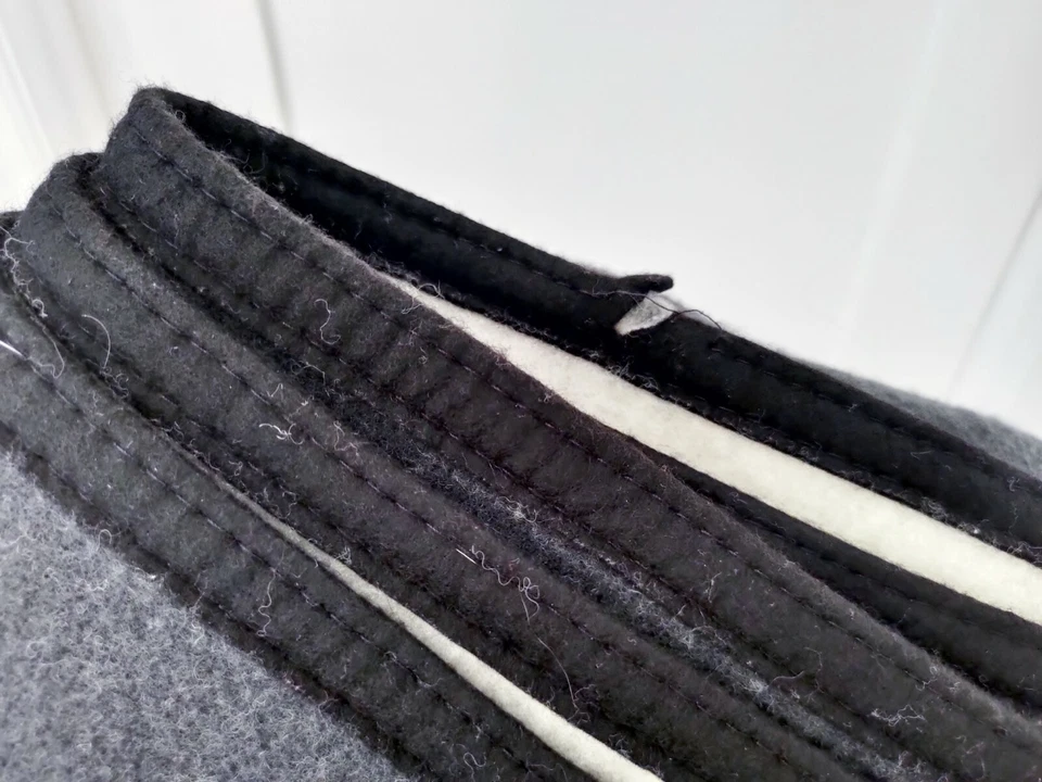 Bald Eagle Blanket - 55"x58" - Black Gray White - Pendleton Woolen Mills - Wool - Image 4 of 4