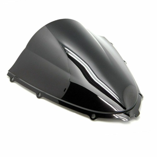 Parabrisas Doble Burbuja Para Kawasaki Ninja ZX14R 2006-2021 | Color Negro Humo, Acabado Brillante
