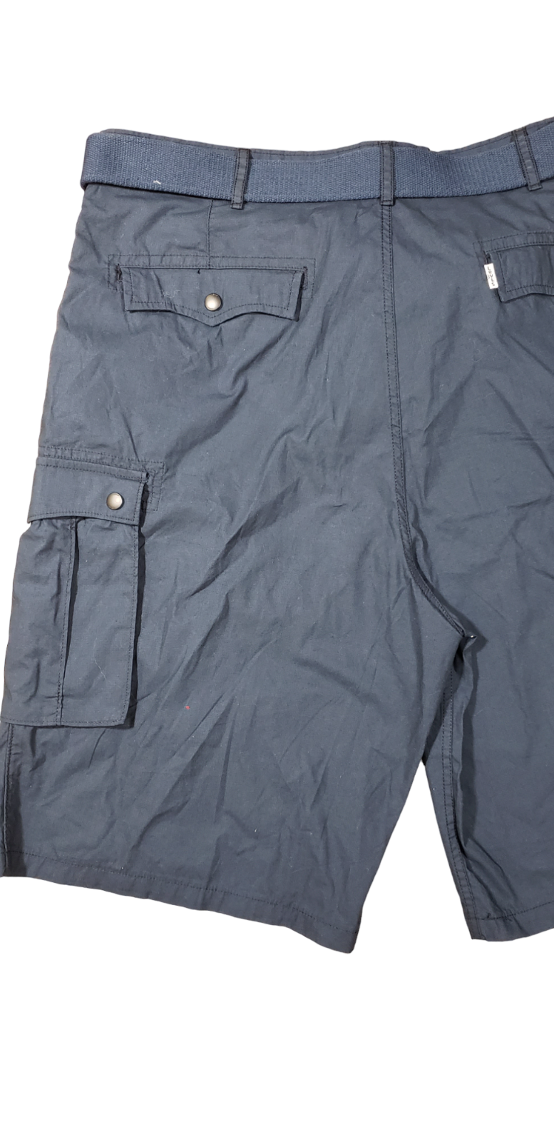 Levi Strauss u0026 Co Two Horse Brand Mens Blue Casual Belted Cargo Shorts Size  W40 | eBay