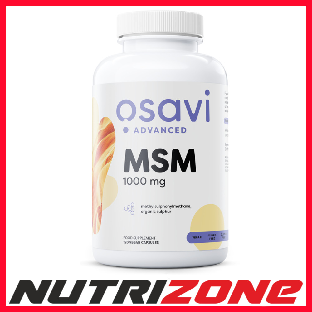 Osavi MSM 1000mg Joints & Mobility Support - 120 vcaps