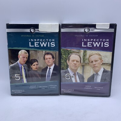 Inspector Lewis - Series 5 & 6 (DVD 4 Disc Set) Original UK Edition PBS SEALED