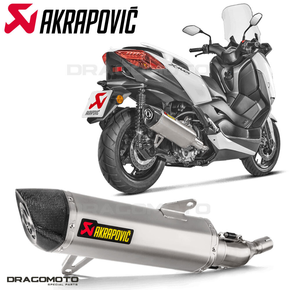 YAMAHA X-MAX 250 / X-MAX 300 2017-2020 Exhaust AKRAPOVIC S YAMAHA X-MAX 250 / X-MAX 300 2017-2020 Exhaust AKRAPOVIC S