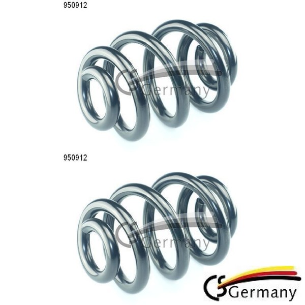 2X Fahrwerksfeder CS Germany 14.950.912 2 Federn Satz Federnsatz FüR VW-image