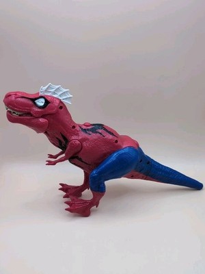 Marvel Spider-Man Web Chompin Spider-Rex T-Rex Dinosaur 2022 Sound