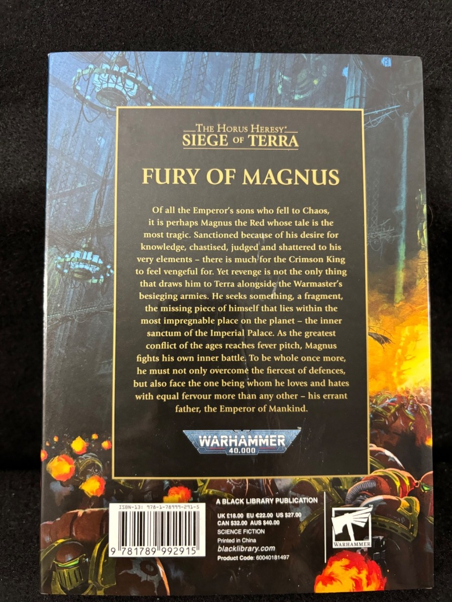 NEW MINT* Horus Heresy Siege of Terra - Fury of Magnus Graham