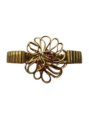 Yves Saint Laurent Vintage Bracelet Gold Tone | YSL Designer Jewelry