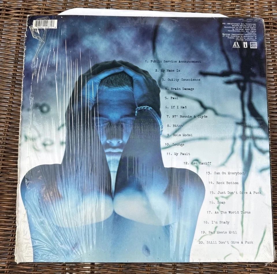 Eminem The Slim Shady LP 2×LP Vinyl 1999 US First Press INT2-90287 Shrink Hype Foto 4 de 4