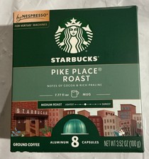 Starbucks For Nespresso Vertuo Coffee Pike Place Roast 24 Capsules BB01-09-2026