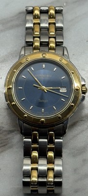 Raymond Weil 5560 Tango Blue Dial 2 Tone Stainless Band