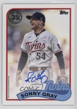 2024 Topps Series 1 1989 Topps Baseball Auto Sonny Gray #89BA-SG Auto 17wc