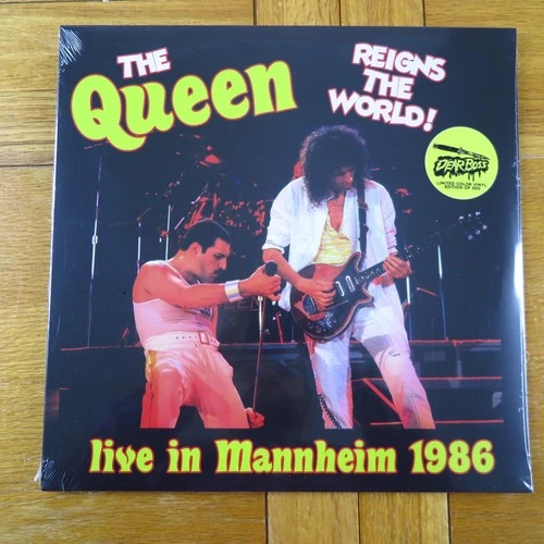 Queen Reigns The World (In Mannheim 1986 Marble Vinyl, New & Sealed) LP