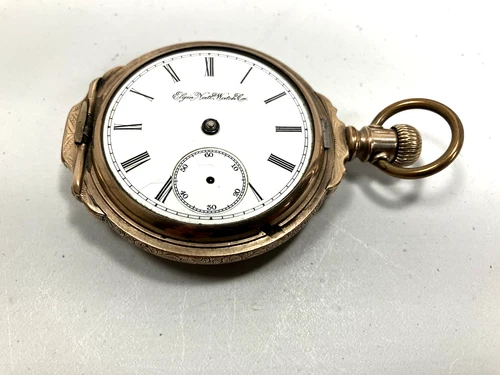 Elgin 1891 Gold Filled Pocket Watch 15J  18s 4888665/ 126.8g / Parts or Repair