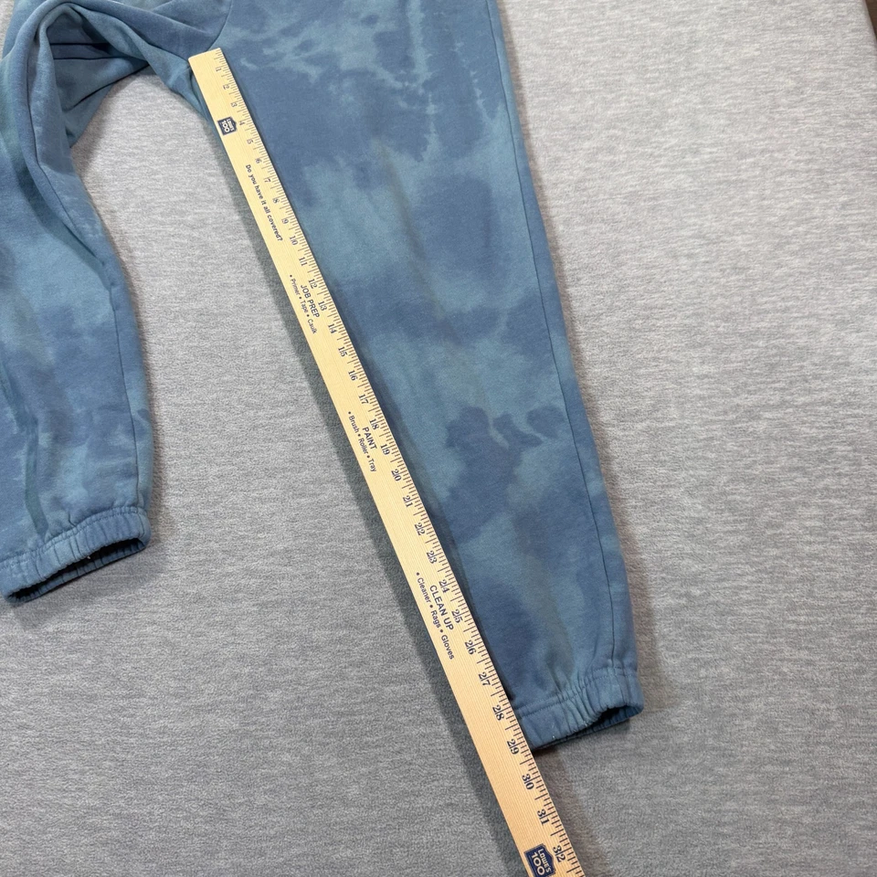 Pantalones de chándal Stance para hombre L azul tie dye polar gráfico salón ropa de calle Foto 3 de 4